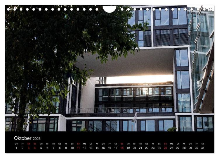 Produktbild: Hafencity Hamburg &ndash; die Perspektive (Wandkalender 2026 DIN A4 quer), CALVENDO Monatskalender