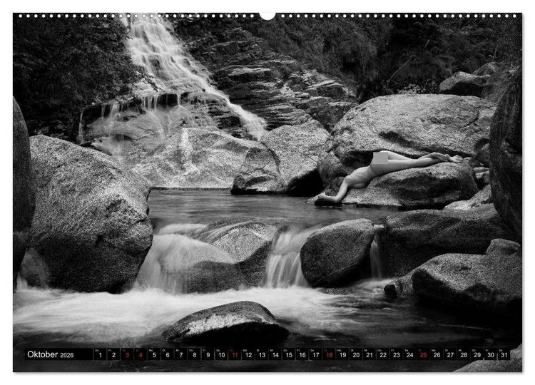 Produktbild: Akt im Tessin (Wandkalender 2026 DIN A2 quer), CALVENDO Monatskalender