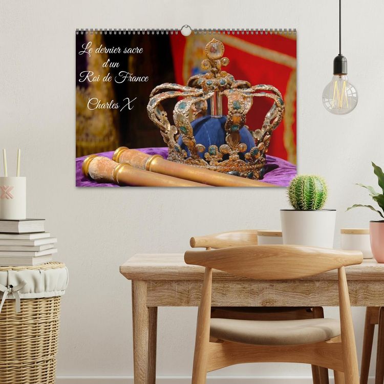 Produktbild: Le dernier sacre d'un Roi de France : Charles X (Calendrier mural 2026 DIN A3 vertical), CALVENDO calendrier mensuel