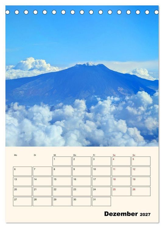 Produktbild: Taormina - &Auml;tna, Meer und antike Steine (Tischkalender 2027 DIN A5 hoch), CALVENDO Monatskalender