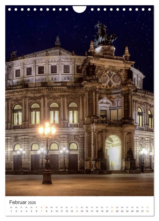 Produktbild: Highlights in Dresden (Wandkalender 2026 DIN A4 hoch), CALVENDO Monatskalender