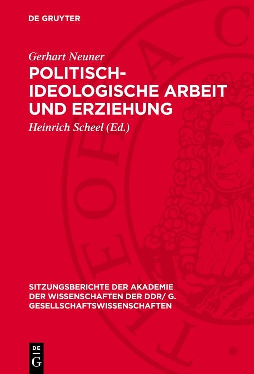 Produktbild: Politisch-ideologische Arbeit und Erziehung