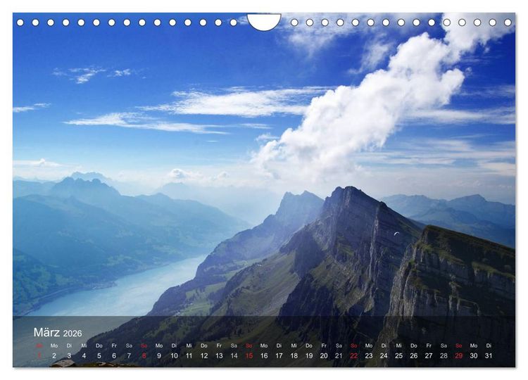 Produktbild: Traumhafte Bergwelten (Wandkalender 2026 DIN A4 quer), CALVENDO Monatskalender