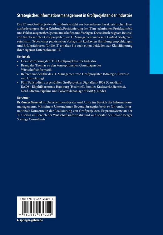 Produktbild: Strategisches Informationsmanagement in Gro&szlig;projekten der Industrie