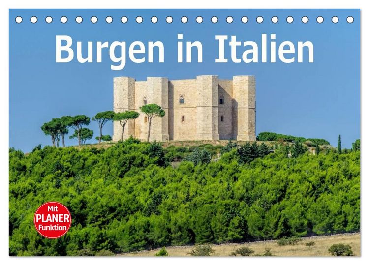 Produktbild: Burgen in Italien (Tischkalender 2026 DIN A5 quer), CALVENDO Monatskalender