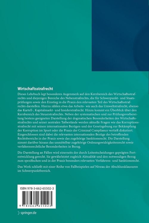 Produktbild: Wirtschaftsstrafrecht
