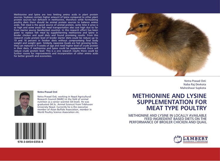 Produktbild: Methionine and Lysine Supplementation For Meat Type Poultry