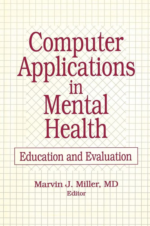 Produktbild: Computer Applications in Mental Health