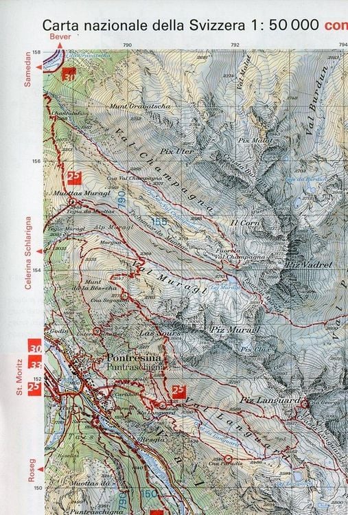 Produktbild: Swisstopo 1 : 50 000 Val Poschiavo