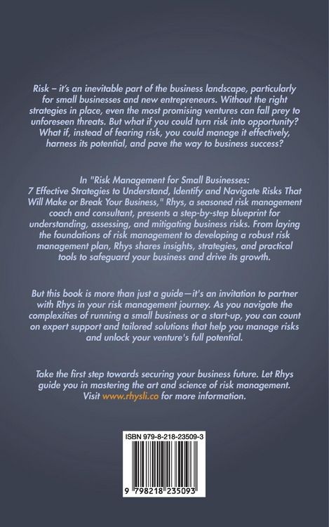 Produktbild: Risk Management for Small Businesses