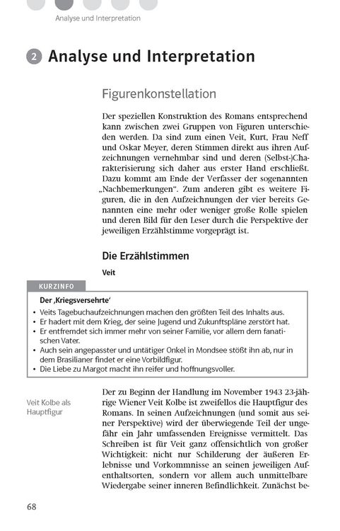 Produktbild: Klett Lekt&uuml;rehilfen Arno Geiger 'Unter der Drachenwand'