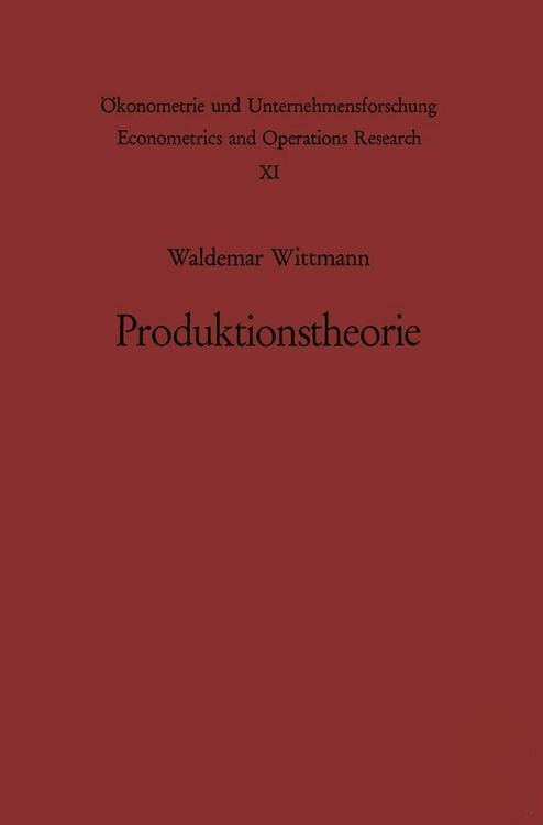 Produktbild: Produktionstheorie