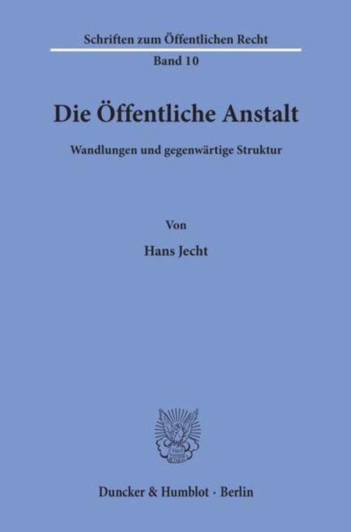 Produktbild: Die Öffentliche Anstalt.