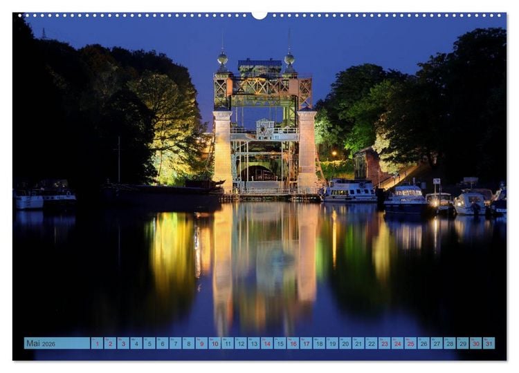 Produktbild: RUHRPOTT LICHTER (Wandkalender 2026 DIN A2 quer), CALVENDO Monatskalender