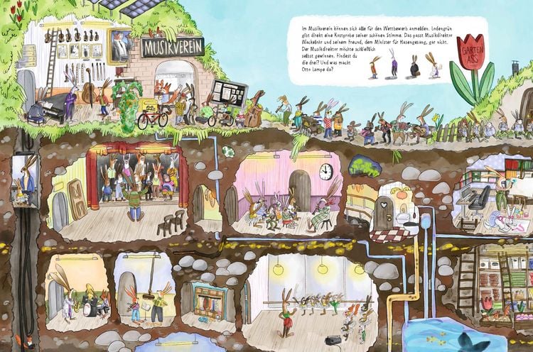 Produktbild: Das Wimmelbuch der Heidehasen