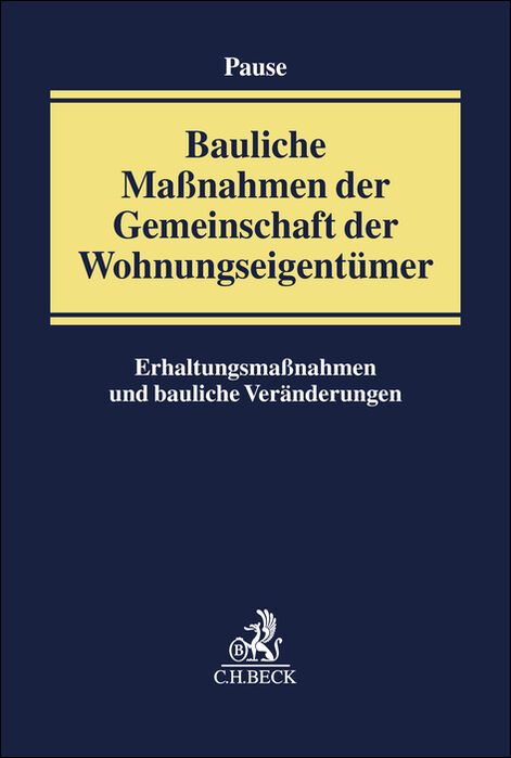 Produktbild: Bauliche Ma&szlig;nahmen der Gemeinschaft der Wohnungseigent&uuml;mer