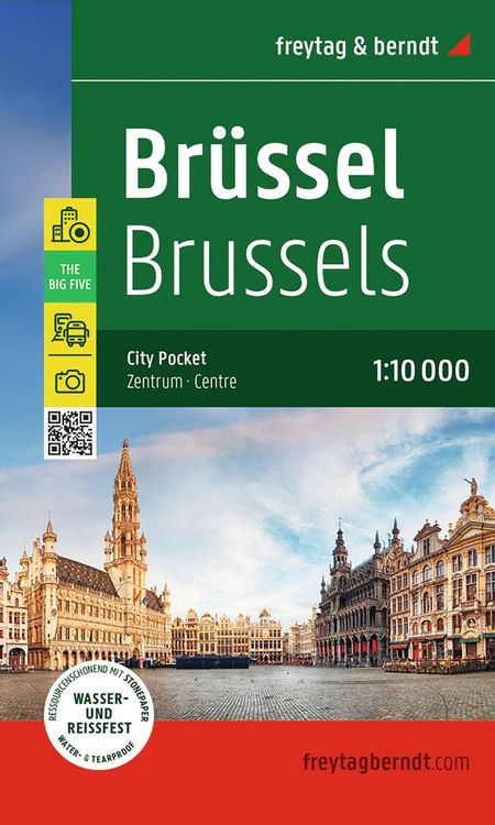 Produktbild: Freytag & berndt Innenstadtplan Br&uuml;ssel 1:10.000