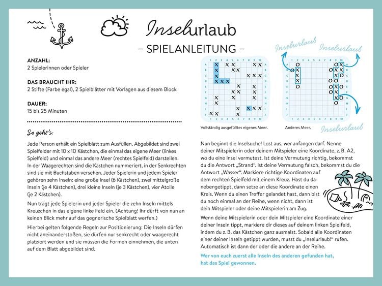 Produktbild: Der gro&szlig;e Spieleblock. Umweltfreundlicher Spielspa&szlig; f&uuml;r Gro&szlig; und Klein