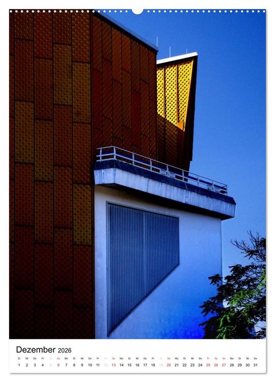 Produktbild: Philharmonie und Kammermusiksaal Berlin (hochwertiger Premium Wandkalender 2026 DIN A2 hoch), Kunstdruck in Hochglanz