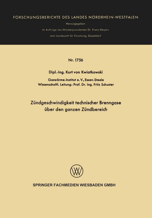 Produktbild: Z&uuml;ndgeschwindigkeit technischer Brenngase &uuml;ber den ganzen Z&uuml;ndbereich