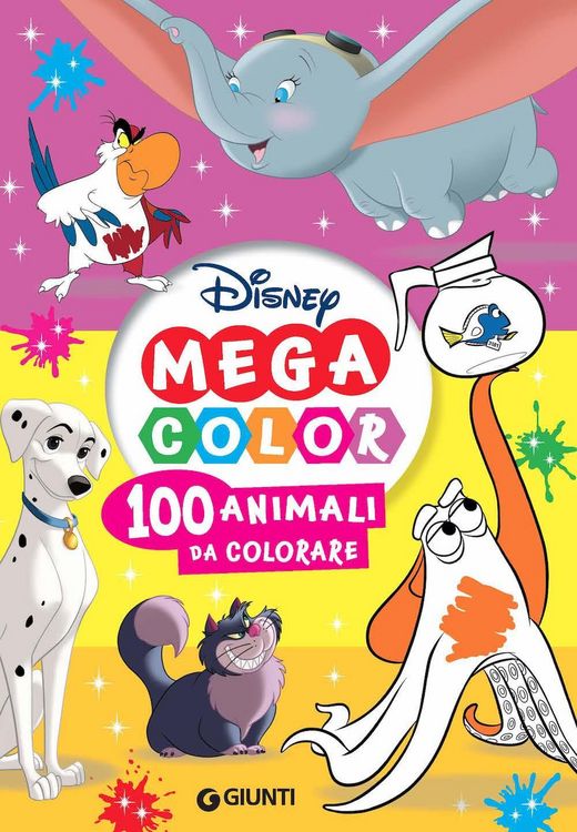 Produktbild: 100 animali da colorare. Mega color Disney
