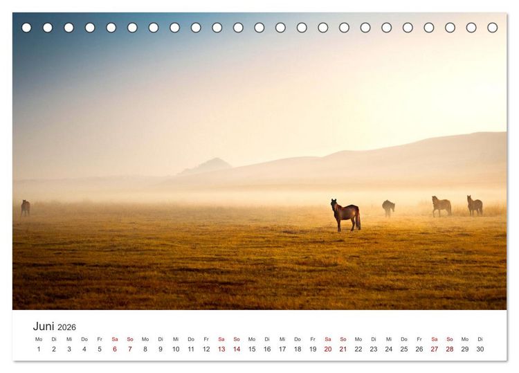 Produktbild: Mystische Nebellandschaften (Tischkalender 2026 DIN A5 quer), CALVENDO Monatskalender