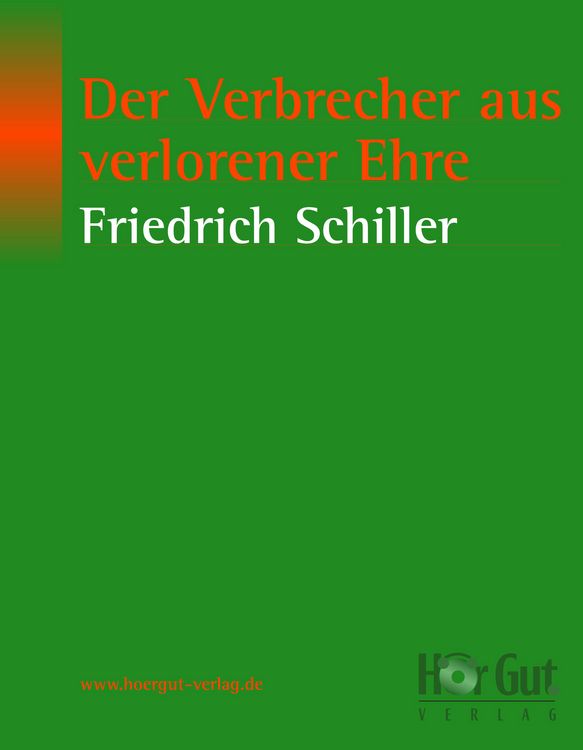 Produktbild: Der Verbrecher aus verlorener Ehre