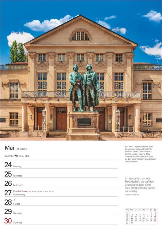 Produktbild: Deutschland Wochenplaner 2027 - Eine Reise in 53 Bildern