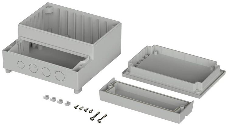 Produktbild: Bopla REGLOCARD RCP 160 F Wand-Geh&auml;use 166 x 161 x 72.5 ABS Hellgrau 1St.