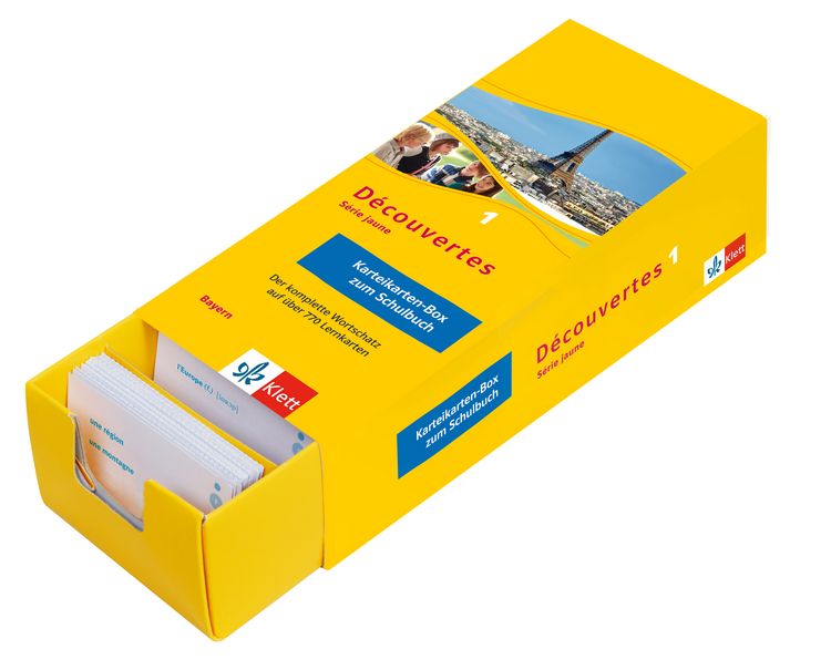 Produktbild: D&eacute;couvertes 1 Bayern (ab 2017) - Vokabel-Lernbox zum Schulbuch 1. Lernjahr