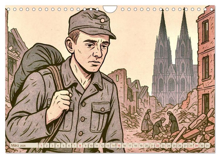 Produktbild: Heinrich B&ouml;ll (Wandkalender 2026 DIN A4 quer), CALVENDO Monatskalender
