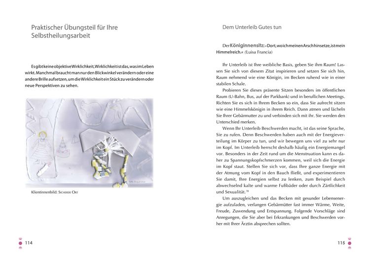 Produktbild: Die "gl&uuml;ckliche" Geb&auml;rmutter: Innere Bilder &ndash; selbstheilende Kraft bei Unterbauchbeschwerden