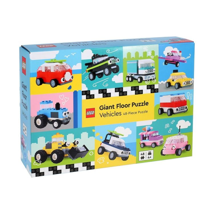 Produktbild: 48-Piece Giant Floor Puzzle: Vehicles