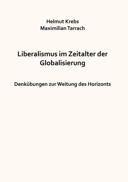 Produktbild: Liberalismus im Zeitalter der Globalisierung