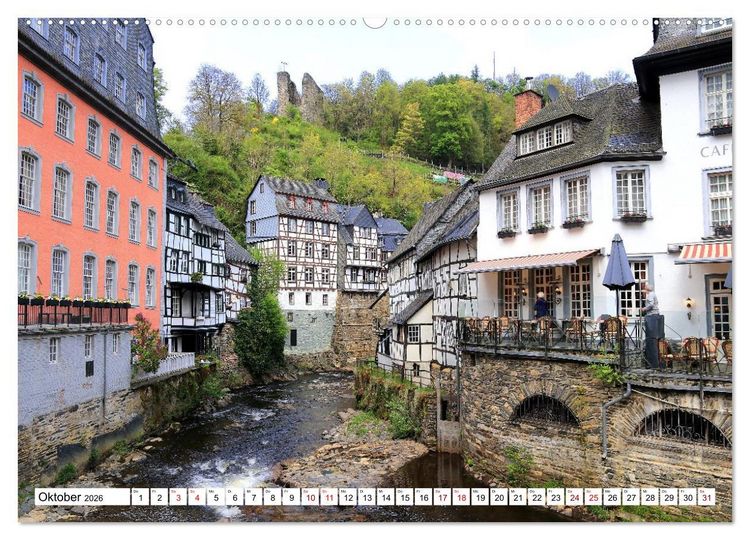 Produktbild: Liebenswertes Monschau (hochwertiger Premium Wandkalender 2026 DIN A2 quer), Kunstdruck in Hochglanz