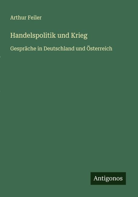 Produktbild: Handelspolitik und Krieg