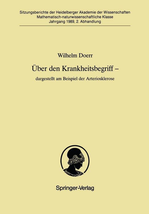Produktbild: &Uuml;ber den Krankheitsbegriff - dargestellt am Beispiel der Arteriosklerose