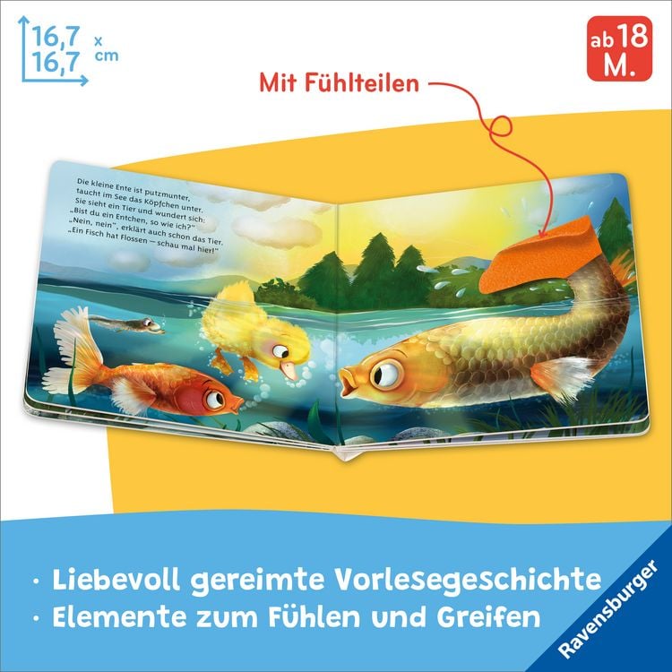 Produktbild: Mein erstes Vorlese-F&uuml;hlbuch - Bist du eine Ente?