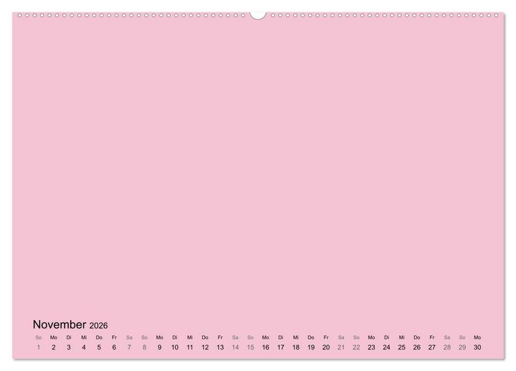 Produktbild: DIY Bastel-Kalender -Warme Pastell Farben- Zum Selbstgestalten (hochwertiger Premium Wandkalender 2026 DIN A2 quer), Kunstdruck in Hochglanz
