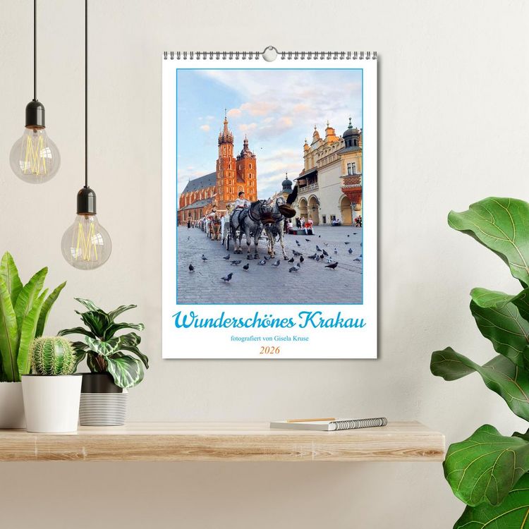 Produktbild: Wundersch&ouml;nes Krakau (Wandkalender 2026 DIN A3 hoch), CALVENDO Monatskalender