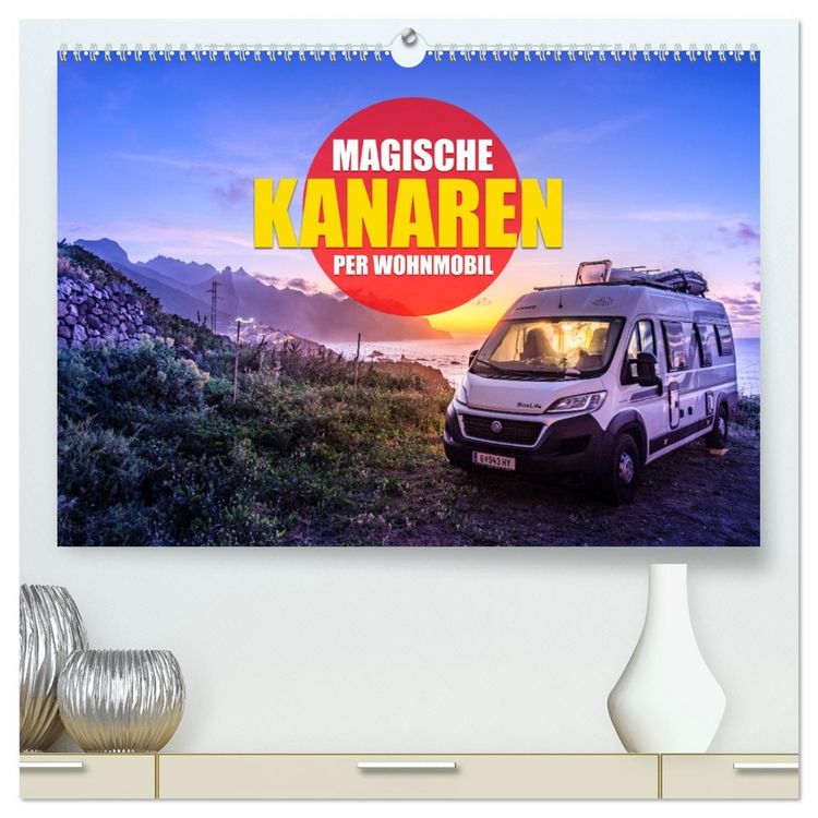 Produktbild: Die KANAREN per WOHNMOBIL (hochwertiger Premium Wandkalender 2026 DIN A2 quer), Kunstdruck in Hochglanz