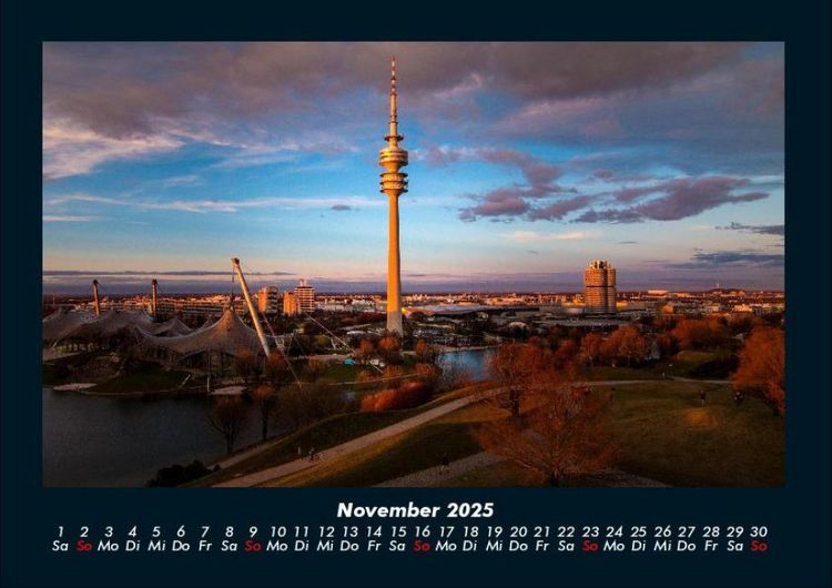 Produktbild: M&uuml;nchen 2025 Fotokalender DIN A4