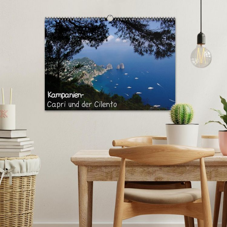 Produktbild: Kampanien &ndash; Capri und der Cilento (Wandkalender 2026 DIN A3 quer), CALVENDO Monatskalender