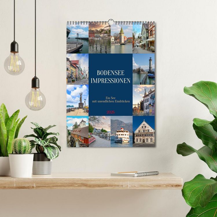 Produktbild: Bodensee Impressionen (Wandkalender 2026 DIN A3 hoch), CALVENDO Monatskalender