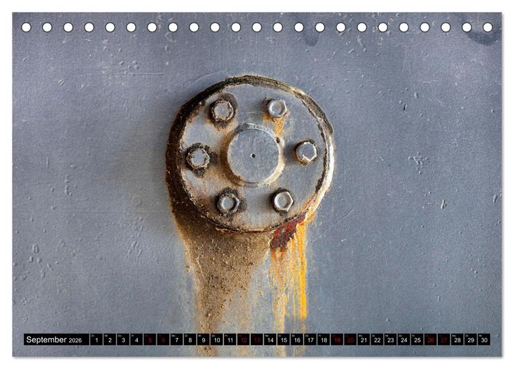 Produktbild: INDUSTRIEKUNST (Tischkalender 2026 DIN A5 quer), CALVENDO Monatskalender