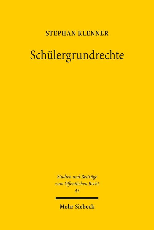 Produktbild: Sch&uuml;lergrundrechte
