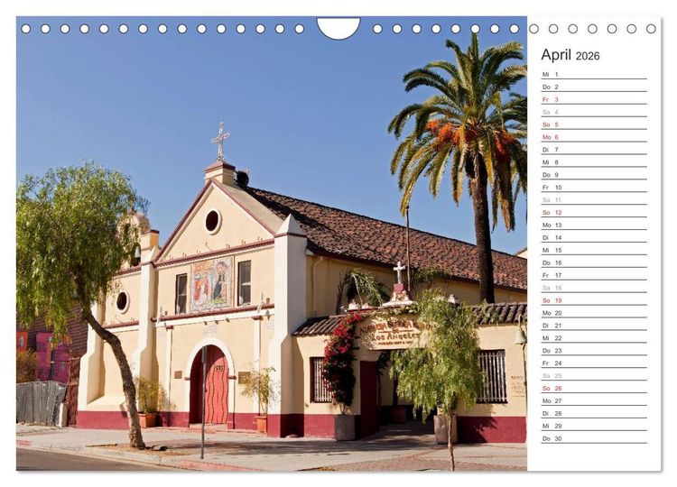 Produktbild: Los Angeles - Kalifornien (Wandkalender 2026 DIN A4 quer), CALVENDO Monatskalender