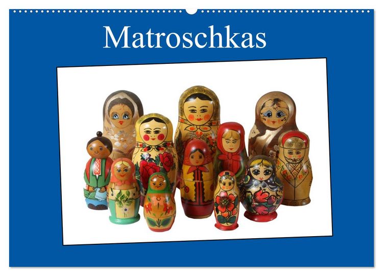 Produktbild: Matroschkas (Wandkalender 2026 DIN A2 quer), CALVENDO Monatskalender