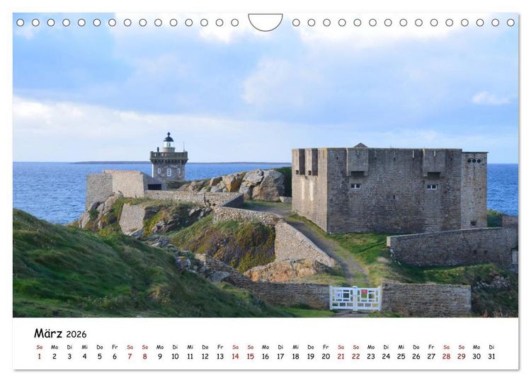 Produktbild: Bretagne. D&eacute;partement Finist&egrave;re - C&ocirc;te des Abers (Wandkalender 2026 DIN A4 quer), CALVENDO Monatskalender