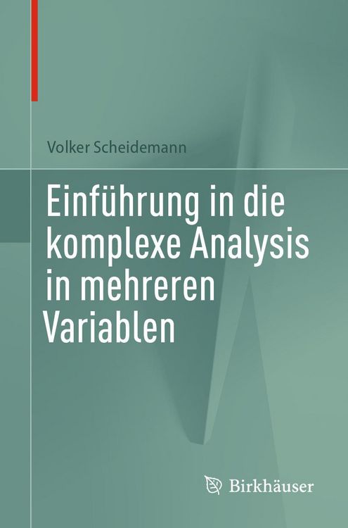 Produktbild: Einf&uuml;hrung in die komplexe Analysis in mehreren Variablen